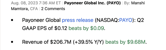 Payoneer is buying 5 year old global payroll startup skaud for 61m cash