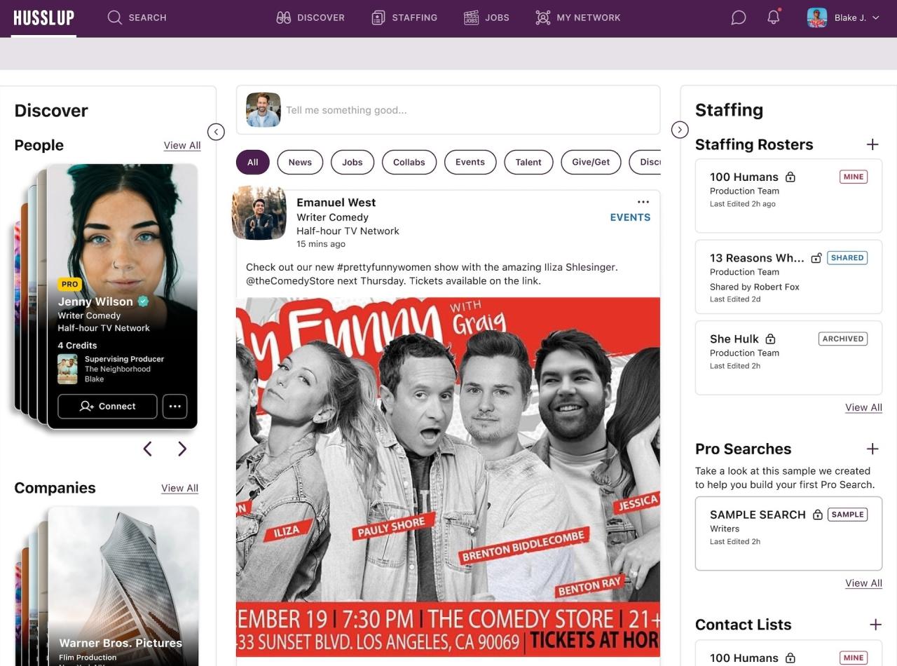 Media talent app husslup shuts down as workers in hollywood face job slowdown