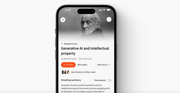 Smashing from goodreads co founder curates the best of the web using ai and human recommendations