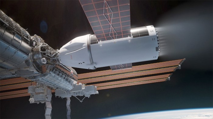 Spacexs vehicle to deorbit the international space station is a dragon on steroids