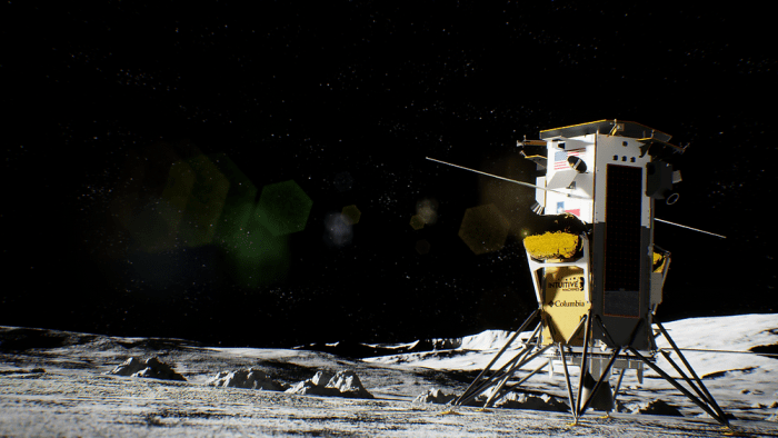 Intuitive machines makes history by landing the first commercial spacecraft on the moon