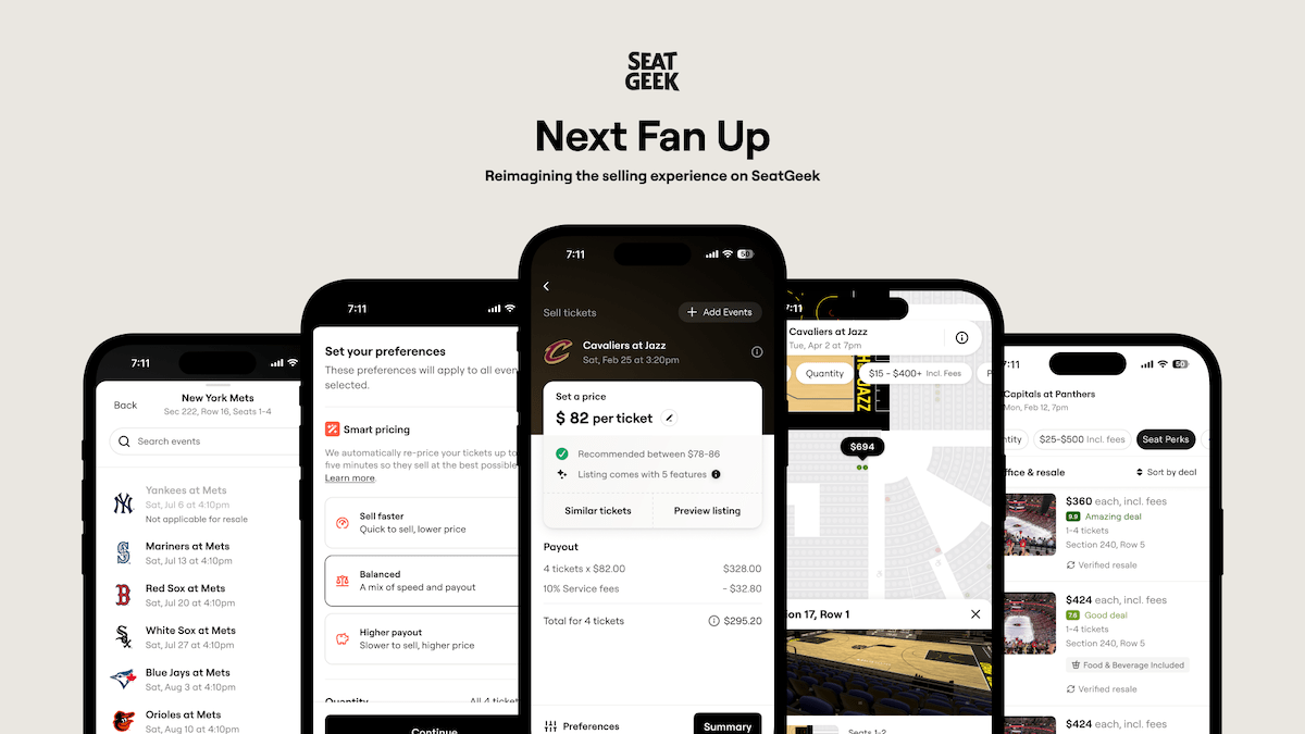 Seatgeeks new tools help fans resell tickets at the best price